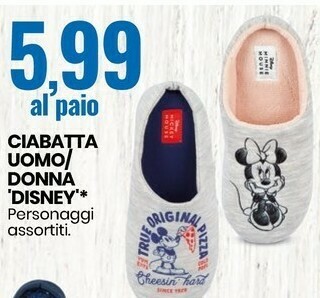 Eurospin Ciabatta uomo/ donna offerta