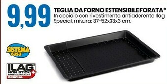 Eurospin Sistema casa teglia da forno estensibile forata offerta