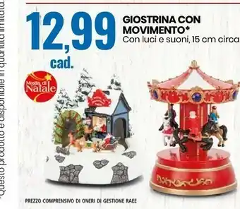 Giostrina con movimento