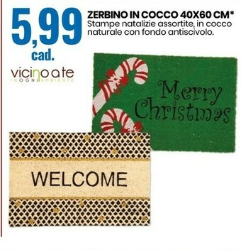 Eurospin Zerbino in cocco 40x60 cm offerta