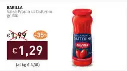 Prezzemolo e Vitale BARILLA Salsa Pronta di Datterini offerta