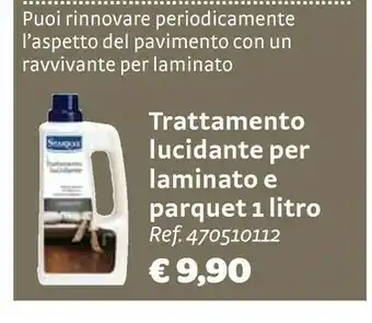 Trattamento lucidante per laminato e parquet