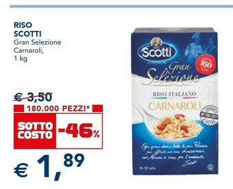 Esselunga Riso carnaroli 1000 g(ml) offerta