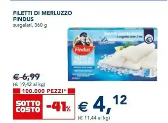 Esselunga Filetti di merluzzo 400 g(ml) offerta