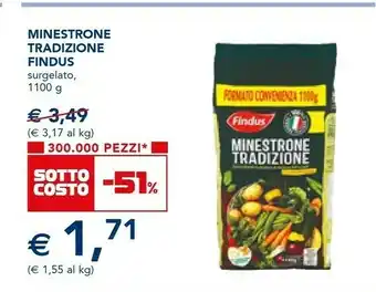 Minestrone tradizione con la bontà autentica di verdure igp e dop 1100 g(ml)