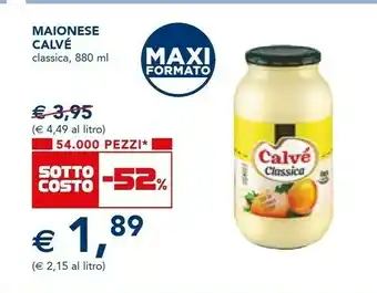 Maionese classica 880 ml