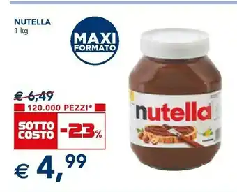 Esselunga Nutella offerta