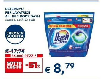 Esselunga Detersivo per lavatrice all in 1 pods offerta