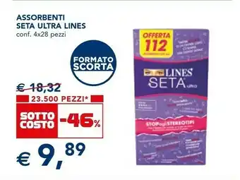 Esselunga Assorbenti seta ultra offerta