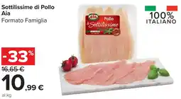 Carrefour Market Sottilissime di Pollo Aia offerta