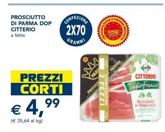 Esselunga Prosciutto di parma dop 70 g(ml) offerta