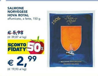 Esselunga Salmone affumicato 150 g(ml) offerta
