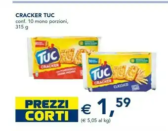 Esselunga Tuc cracker classico offerta
