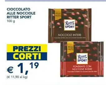 Esselunga Cioccolato fondente con nocciole intere 100 g(ml) offerta
