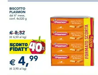 Esselunga Biscotto con crema di latte offerta