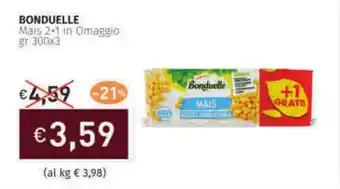 Prezzemolo e Vitale BONDUELLE Mais 2+1 in Omaggio offerta