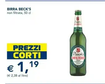 Esselunga Birra non filtrata 50 cl offerta