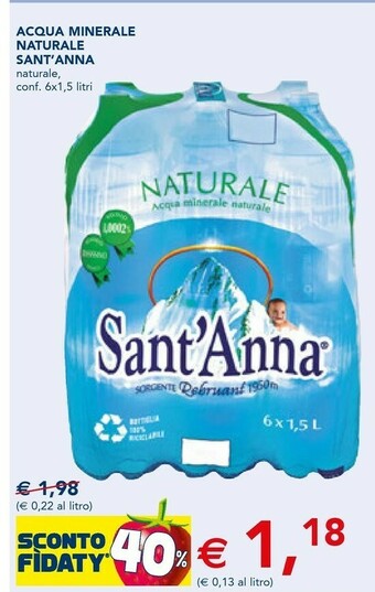 Esselunga Acqua minerale naturale offerta