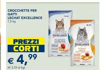 Esselunga Lechat excellence crocchette per gatti offerta