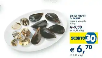 Esselunga Bis di frutti di mare offerta