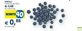 Mirtilli confezione da 125 g