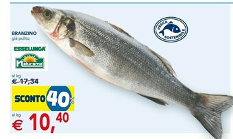 Esselunga Branzino offerta