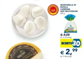 Esselunga Bocconcini mozzarella di bufala campana dop offerta