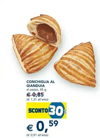 Esselunga Conchiglia al gianduia offerta