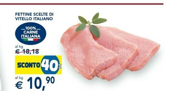 Esselunga Braciole scelte di vitello italiano offerta