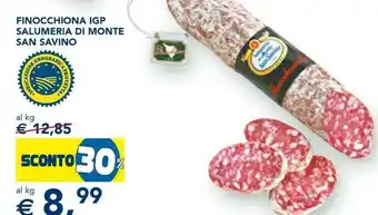Esselunga Finocchiona igp offerta