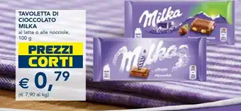 Esselunga Cioccolato al latte 100 g(ml) offerta