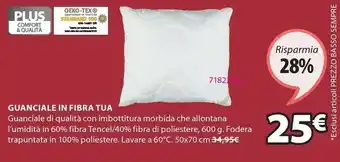 JYSK Guanciale in fibra tua 50x70 offerta