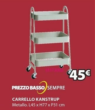 JYSK Carrello kanstrup offerta