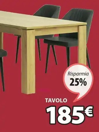 JYSK Tavolo da pranzo lintrup 90x190/280 offerta