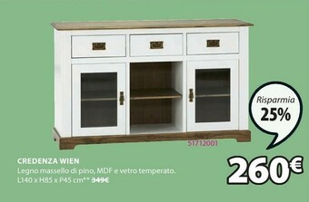 JYSK Credenza wien offerta