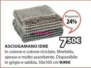 JYSK Asciugamano idre 50x100 offerta
