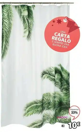 JYSK Tenda da doccia pajala 150x200cm bianco offerta