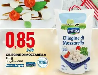 Eurospin Ciliegine di mozzarella 150 g offerta