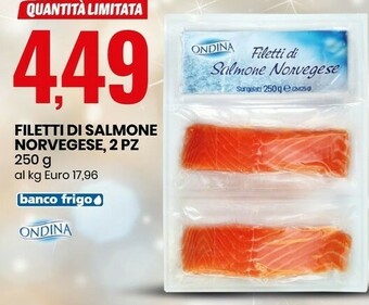 Eurospin Filetti di salmone norvegese offerta