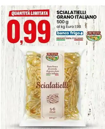 Eurospin Scialatielli grano italiano 500 g offerta