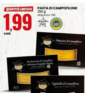 Eurospin Fettuccine di campofilone 250 g(ml) offerta