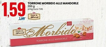 Eurospin Torrone morbido alle mandorle 200 g offerta