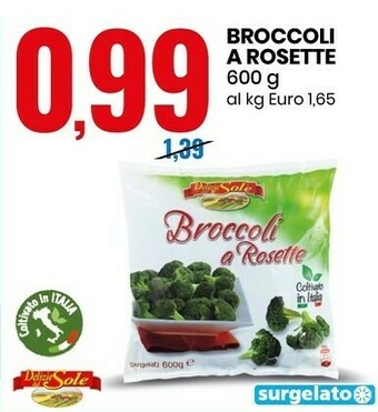 Eurospin Broccoli a rosette 600 g(ml) offerta