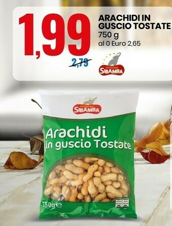 Eurospin Arachidi in guscio tostate offerta