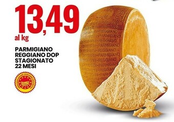 Eurospin Parmigiano reggiano dop stagionato 22 mesi offerta