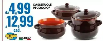 Casseruole in coccio