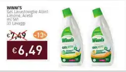 Prezzemolo e Vitale WINNI'S Gel Lavastoviglie Allin1 Limone, Aceto offerta