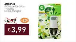 Prezzemolo e Vitale AMBIPUR Diffusore Elettrico + Ricarica Fresia, Vaniglia offerta