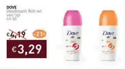 Prezzemolo e Vitale DOVE Deodoranti Roll-on vari tipi offerta