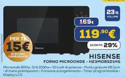 Euronics HISENSE FORNO MICROONDE - H23MOBSD1HG offerta